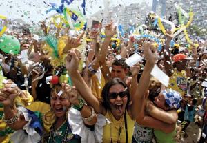 These people are not celebrating the World Cup being in Brazil, they are celebrating 1000 copies of Jackson Speed novels going out through Amazon.
