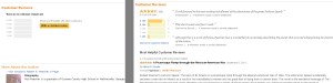 Which of these books are you going to read? The one on the left with zero recommendations or the one on the right that nine out of 10 people rated at 4 or 5 stars?